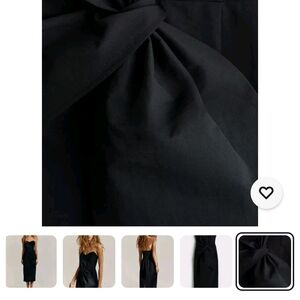 Elegant Black Strapless Dress